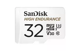 Карта памяти SANDISK 32GB microSDHC class 10 UHS-I U3 V30 High Endurance (SDSQQNR-032G-GN6IA) - Фото