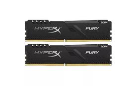 Модуль памяти для компьютера DDR4 16GB (2x8GB) 2400 MHz HyperX FURY Black Kingston (HX424C15FB3K2/16) - Фото