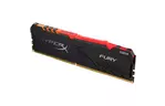 Модуль памяти для компьютера DDR4 8GB 3000 MHz HyperX Fury Black RGB Kingston (HX430C15FB3A/8)