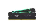 Модуль памяти для компьютера DDR4 32GB (2x16GB) 2400 MHz HyperX Fury Black RGB Kingston (HX424C15FB3AK2/32)