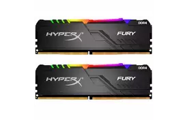 Модуль памяти для компьютера DDR4 32GB (2x16GB) 3466 MHz HyperX FURY RGB Kingston (HX434C16FB3AK2/32) - Фото
