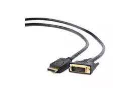 Кабель мультимедийный DisplayPort to DVI 3.0m Cablexpert (CC-DPM-DVIM-3M) - Фото
