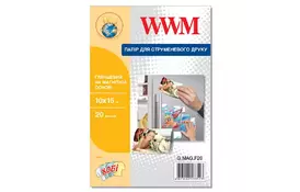 Папір WWM 10x15 magnetic, glossy, 20л (G.MAG.F20) - Фото