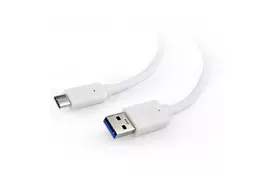 Дата кабель USB 3.0 AM to Type-C 0.1m Cablexpert (CCP-USB3-AMCM-W-0.1M) - Фото