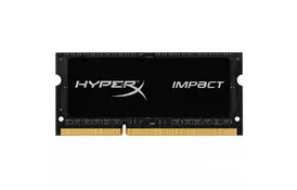 Модуль памяти для ноутбука SoDIMM DDR3 8GB 2133 MHz HyperX Impact Black Kingston (HX321LS11IB2/8) - Фото