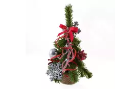 Искусственная елка YES! Fun с украшениями Снежинка 0,25 м (904301) - Фото