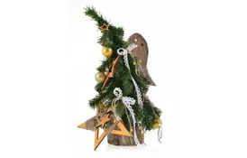 Искусственная елка YES! Fun с украшениями Ангел 0,35 м (904286) - Фото