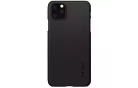 Чехол для моб. телефона Spigen iPhone 11 Pro Max Thin Fit, Black (075CS27127) - Фото