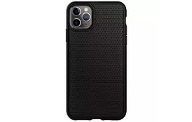 Чехол для моб. телефона Spigen iPhone 11 Pro Max Liquid Air, Matte Black (075CS27134) - Фото