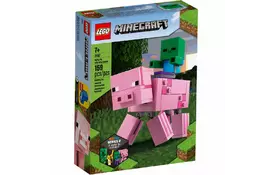 Конструктор LEGO Minecraft Большие фигурки Minecraft, Свинья и Зомби-ребёнок (21157) - Фото