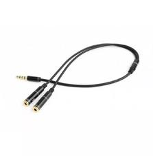 Кабель мультимедийный Jack 3.5mm M to 2 x Jack 3.5mm F Cablexpert (CCA-417M)