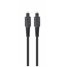 Кабель мультимедийный Optical Toslink M-M 1m black Cablexpert (CC-OPT-1M)