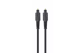 Кабель мультимедийный Optical Toslink M-M 1m black Cablexpert (CC-OPT-1M) - Фото