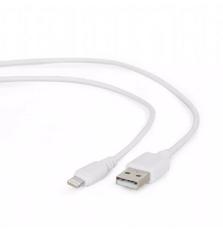 Дата кабель USB 2.0 AM to Lightning 0.5m Cablexpert (CC-USB2-AMLM-W-0.5M)