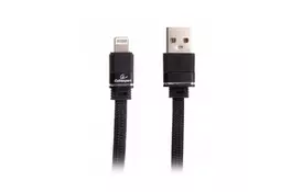 Дата кабель USB 2.0 AM to Lightning 1.0m flat Cablexpert (CCPB-L-USB-10BK) - Фото