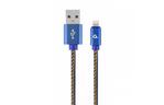 Дата кабель USB 2.0 AM to Lightning 2.0m Cablexpert (CC-USB2J-AMLM-2M-BL)