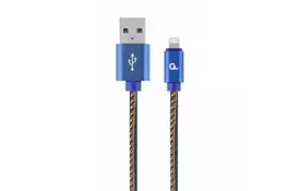Дата кабель USB 2.0 AM to Lightning 2.0m Cablexpert (CC-USB2J-AMLM-2M-BL) - Фото
