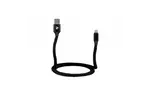 Дата кабель USB 2.0 AM to Micro 5P 1.0m Fur black 2E (2E-CCMTAC-BLACK)