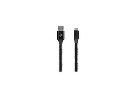 Дата кабель USB 2.0 AM to Micro 5P 1.0m Fur black 2E (2E-CCMTAC-BLACK) - Фото