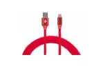 Дата кабель USB 2.0 AM to Micro 5P 1.0m Fur red 2E (2E-CCMTAC-RED)