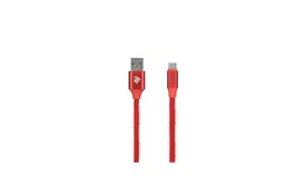 Дата кабель USB 2.0 AM to Micro 5P 1.0m Fur red 2E (2E-CCMTAC-RED) - Фото