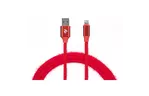 Дата кабель USB 2.0 AM to Lightning 1.0m Fur red 2E (2E-CCLAC-RED)
