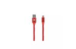 Дата кабель USB 2.0 AM to Lightning 1.0m Fur red 2E (2E-CCLAC-RED)