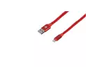 Дата кабель USB 2.0 AM to Lightning 1.0m Fur red 2E (2E-CCLAC-RED)