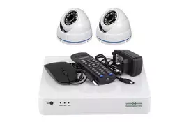 Комплект видеонаблюдения GreenVision GV-K-S15/02 1080P (6658) - Фото