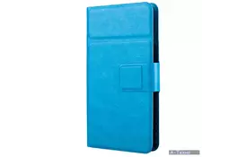 Чехол для моб. телефона Vellini Universal Smart Book 4.2"-4.8" (Blue) (215385) - Фото