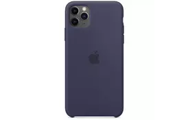 Чехол для моб. телефона Apple iPhone 11 Pro Max Silicone Case - Midnight Blue (MWYW2ZM/A) - Фото