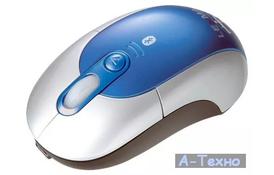 Мышка LEXMA AB610 Silver-Blue - Фото