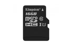 Карта памяти Kingston 16GB microSDHC class 10 Canvas Select Plus 100R A1 (SDCS2/16GBSP) - Фото