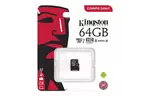 Карта памяти Kingston 64GB microSDXC Class 10 Canvas Select Plus 100R A1 (SDCS2/64GBSP)