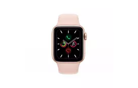 Смарт-часы Apple Watch Series 5 GPS, 44mm Gold Aluminium Case with Pink Sand (MWVE2UL/A) - Фото
