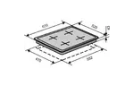 Варочная поверхность VENTOLUX HG640-B1 GEE (BLACK)