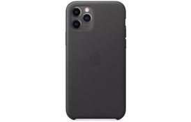 Чехол для моб. телефона Apple iPhone 11 Pro Leather Case - Black (MWYE2ZM/A) - Фото