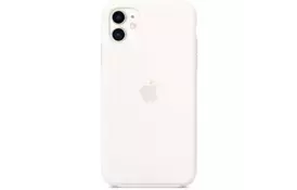 Чехол для моб. телефона Apple iPhone 11 Silicone Case - White (MWVX2ZM/A) - Фото