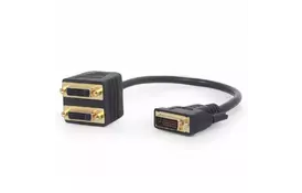 Розгалужувач Cablexpert A-DVI-2DVI-01 - Фото