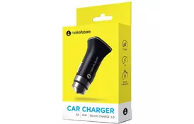 Зарядное устройство MakeFuture Car 3A QuickCharge Black (MCC-31QBK) - Фото