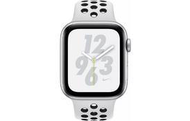 Смарт-часы Apple Watch Nike+ Series 4 GPS, 40mm Silver Aluminium Case with Pu (MU6H2UA/A) - Фото