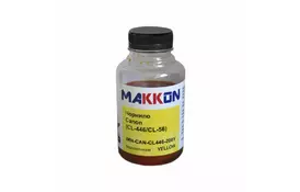 Чернила Makkon Canon CL-446/CL-56 200 г yellow (IMN-CAN-CL446-200Y) - Фото