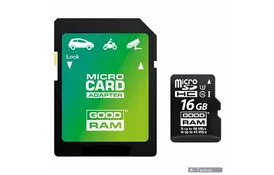 Карта памяти GOODRAM 16GB microSDHC class 10 USH-I U3 (M3AA-0160R11-DD) - Фото