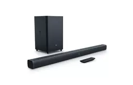 Акустическая система JBL Bar 2.1 Channel Soundbar with Wireless Subwoofer (JBLBAR21BLK) - Фото