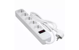 Сетевой фильтр питания PATRON 1.8m (SP-1052W), 5 розеток White (EXT-PN-SP-1052W) - Фото