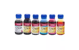 Чернила WWM Canon CLI-451/CLI-470, 6х100г BP/B/GY/C/M/Y (C14SET6-2) - Фото