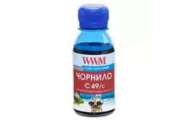 Чорнило WWM Canon PGI-490 G1400/2400/3400 100г Cyan (C49/C-2) - Фото