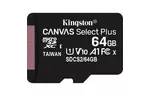 Карта памяти Kingston 64GB micSDXC class 10 A1 Canvas Select Plus (SDCS2/64GB)