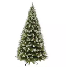 Искусственная сосна Triumph Tree зеленая с эффектом инея и шишками, 1,85 м (8718861280340)