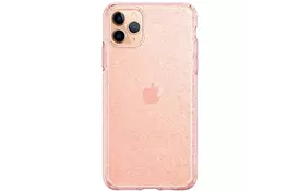 Чехол для моб. телефона Spigen iPhone 11 Pro Max Liquid Crystal Glitter, Rose Quartz (075CS27132) - Фото